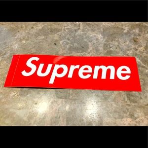 Supreme Logo Sticker